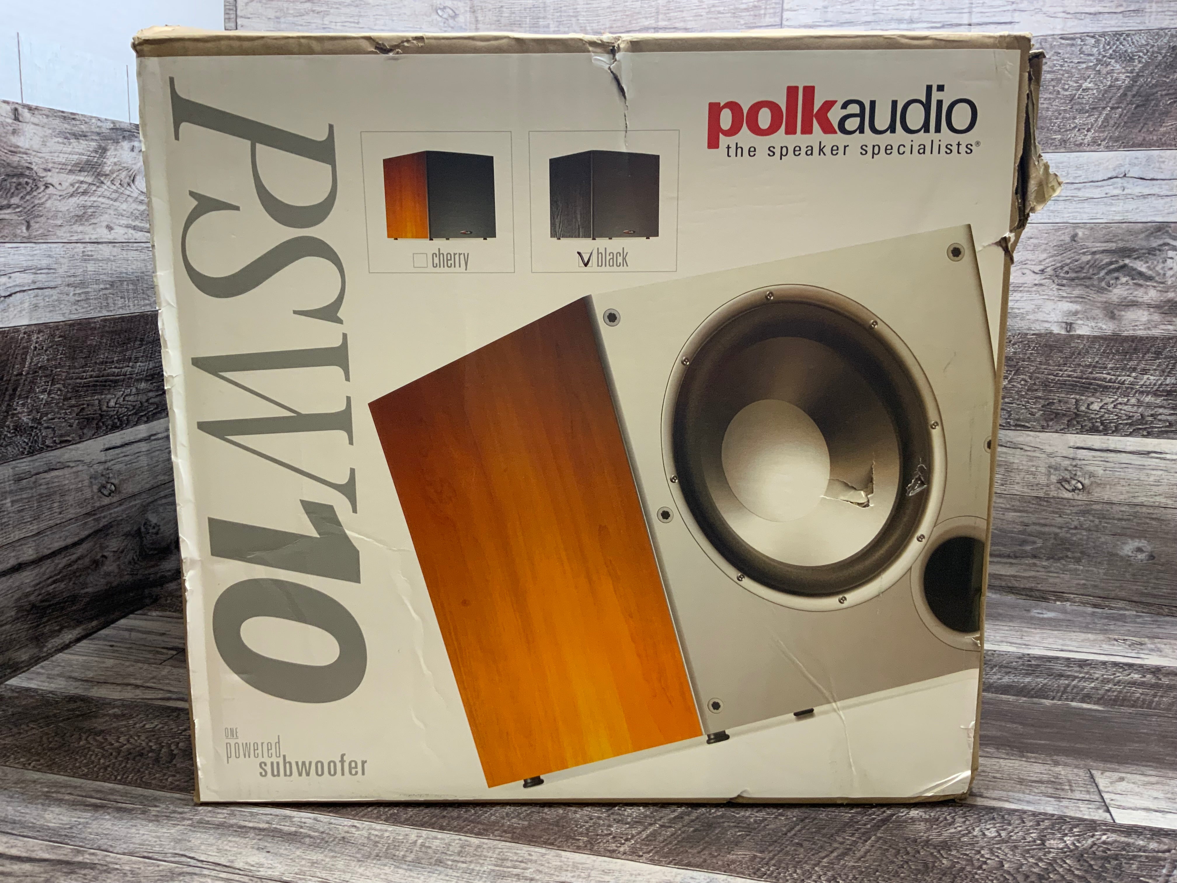 Polk Audio PSW10 10" Powered Subwoofer - BLACK (8069593956590)